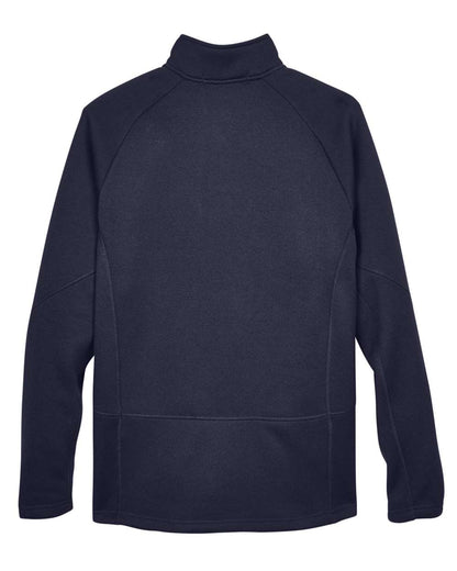Devon & Jones Unisex Bristol Sweater Fleece Quarter-Zip Pullover DG792 #color_Navy