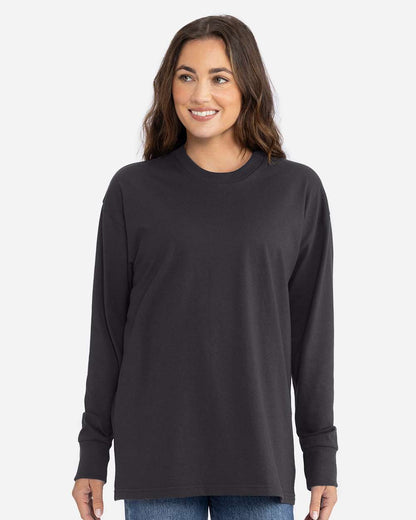 Next Level Unisex Heavyweight Long Sleeve T-Shirt 7211 #colormdl_Graphite Black