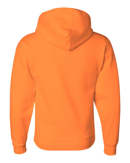 JERZEES Unisex Super Sweats NuBlend® Hooded Sweatshirt 4997MR #color_Safety Orange