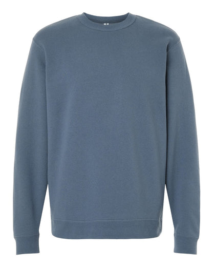 Independent Trading Co. Unisex Midweight Crewneck Sweatshirt SS3000 #color_Storm Blue