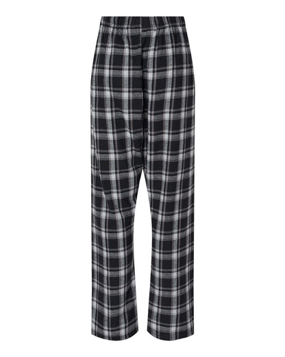 Boxercraft Women's Haley Flannel Pants BW6620 #color_Heritage Black Plaid
