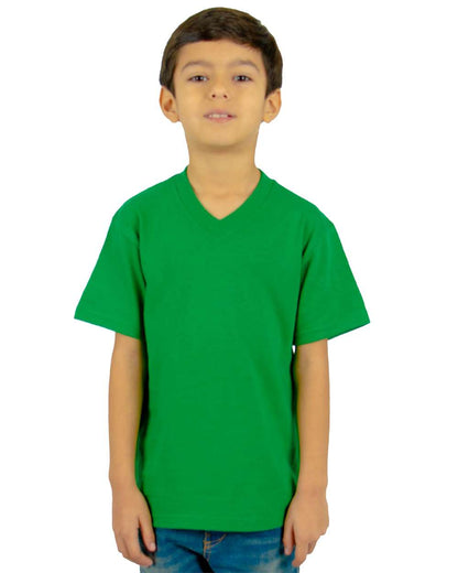 Shaka Wear Youth V-Neck T-Shirt SHVEEY #colormdl_Kelly Green