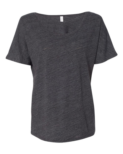 BELLA + CANVAS Women’s Slouchy Tee 8816 #color_Charcoal Black Slub