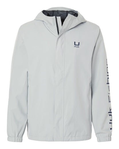 HUK Men's Storm Rain Jacket H400159 #color_Harbor Mist