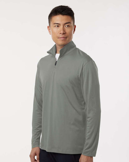 AllPro Men's Pro-Lock Performance Quarter-Zip Pullover 41870 #colormdl_Greystone