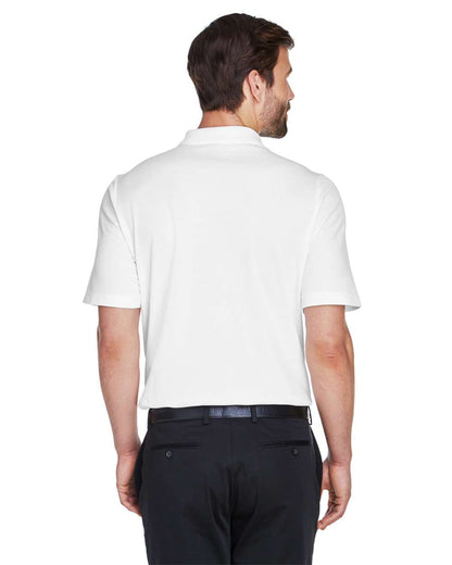 Devon & Jones Men's CrownLux Performance® Plaited Polo DG20 #colormdl_White