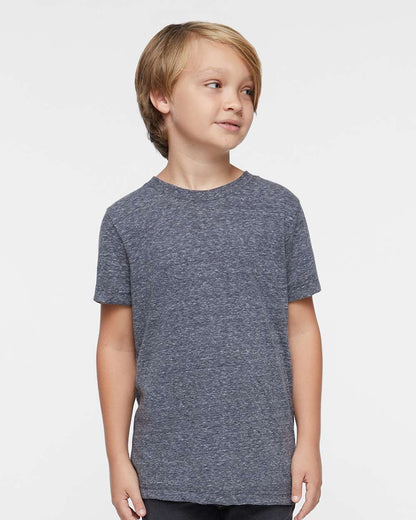 LAT Youth Harborside Mélange Tee 6191 #colormdl_Navy Melange