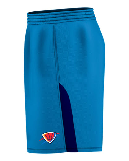 Alleson Athletic Youth NBA Logo'd Game Shorts A205LY #color_Oklahoma City Thunder