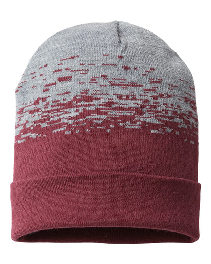 CAP AMERICA USA-Made Static Cuffed Beanie RKS12 #color_Maroon/ Heather