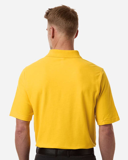 Harriton Men's Maverick CVC Pique Polo M105 #colormdl_Sunray Yellow