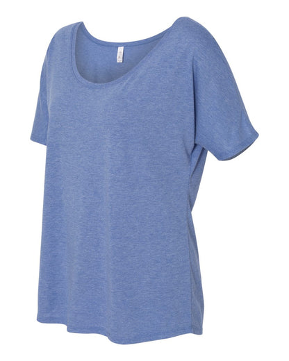 BELLA + CANVAS Women’s Slouchy Tee 8816 #color_Blue Triblend