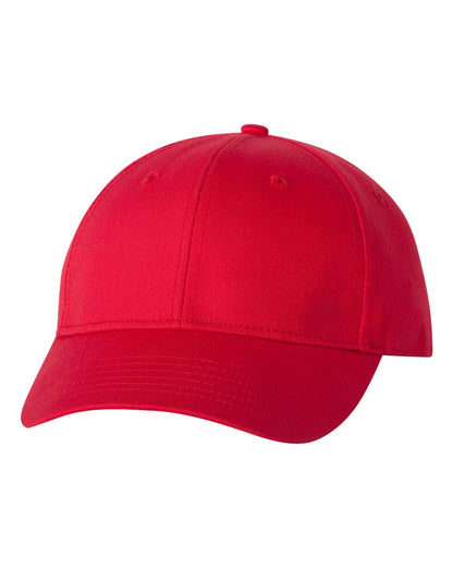 Valucap Lightweight Twill Cap VC100 #color_Red