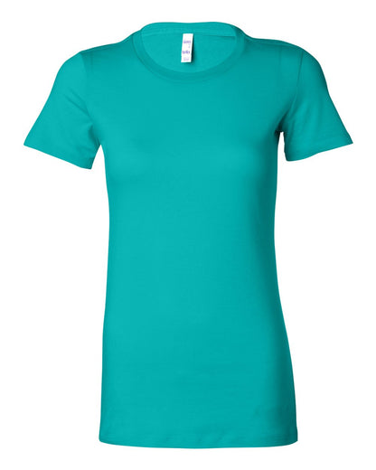 BELLA + CANVAS Women's Slim Fit Tee 6004 #color_Teal