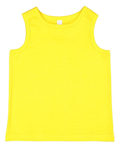 Rabbit Skins Toddler Fine Jersey Tank 3323 #color_Yellow