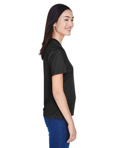 Team 365 Ladies' Zone Performance T-Shirt TT11W #color_BLACK