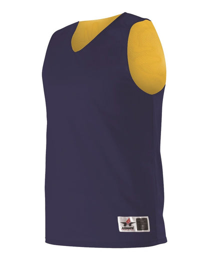 Alleson Athletic Reversible Mesh Tank 560R #color_Navy/ Gold