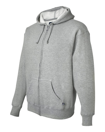 J. America Men's Premium Full-Zip Hooded Sweatshirt 8821 #color_Oxford