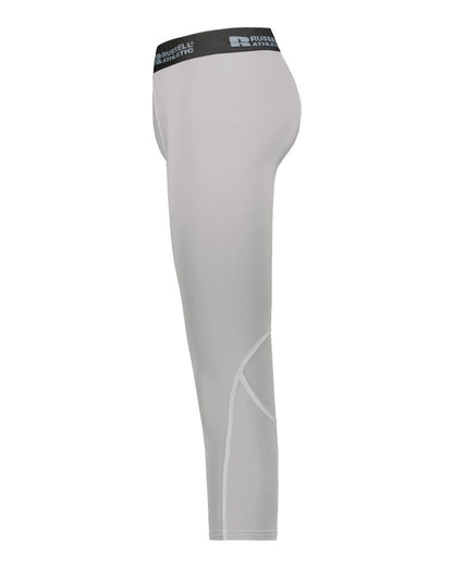 Russell Athletic Unisex CoolCore® Compression Tights R23CPM #color_Grid Iron Silver
