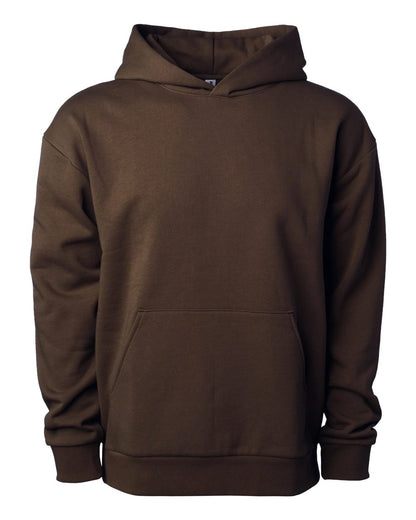 Independent Trading Co. Unisex Boulevard Heavyweight Hooded Sweatshirt IND330BLV #color_Brown