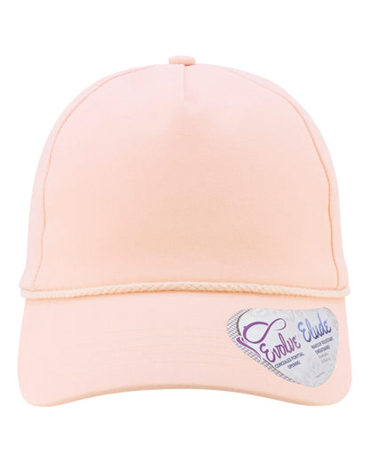 Infinity Her Women's Washed 5-Panel Rope Cap MAYA #color_Pink Sorbet/ Floral