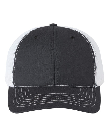 Classic Caps USA-Made Trucker Cap USA100 #color_Black/ White