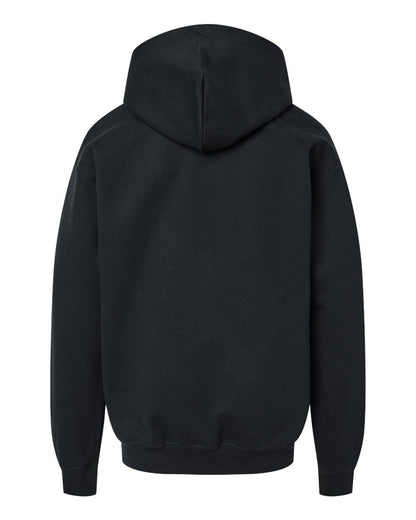 Gildan Youth Softstyle® Midweight Hooded Sweatshirt SF500B #color_Black