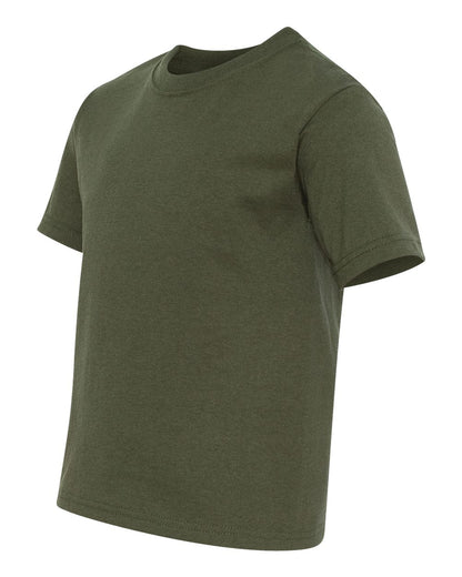 JERZEES Youth Dri-Power® 50/50 T-Shirt 29BR #color_Military Green