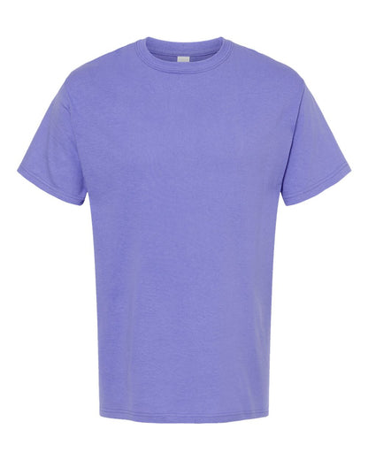 M&O Men's Gold Soft Touch T-Shirt 4800 #color_Violet