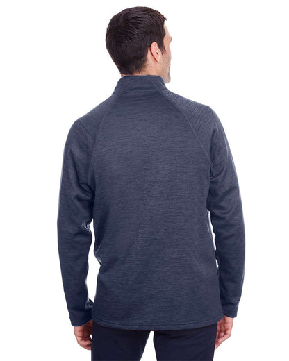 North End Men's Flux 2.0 Full-Zip Jacket NE712 #colormdl_Classic Navy Heather/ Carbon