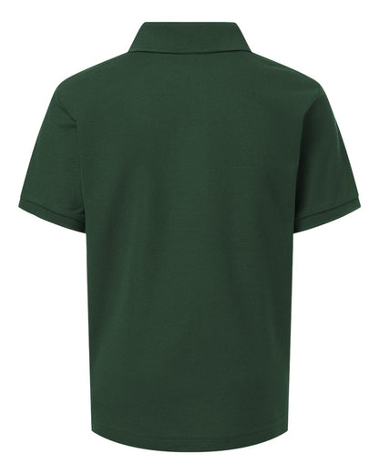 AllPro Youth Pique Polo 62800Y #color_Forest Green