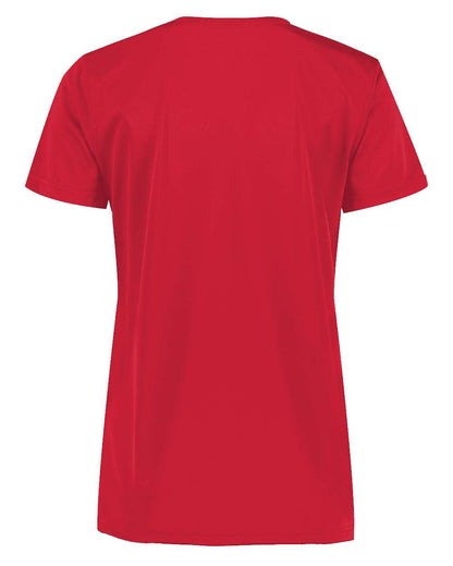 Holloway Women's Momentum V-Neck T-Shirt 222820 #color_Scarlet