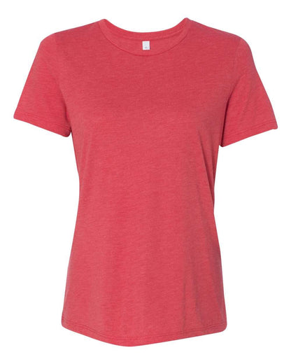 BELLA + CANVAS Women’s Relaxed Fit Triblend Tee 6413 #color_Red Triblend