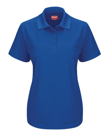 Red Kap Women's Performance Knit Pocketless Core Polo SK97 #color_Royal