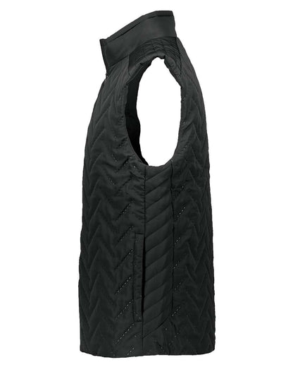 Holloway Men's Repreve® Eco Quilted Vest 229513 #color_Black