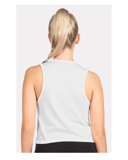 Next Level Women's Festival Crop Tank 5083 #colormdl_White