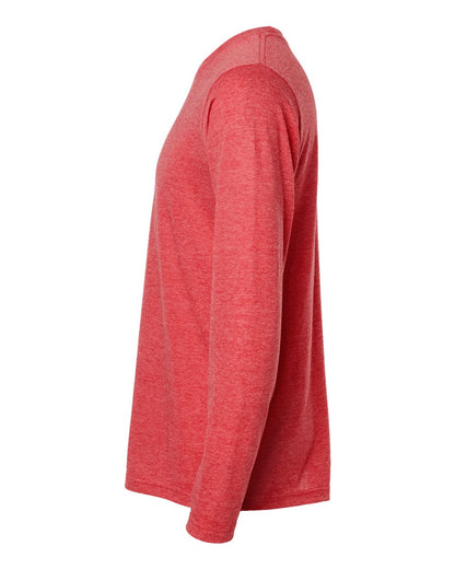 Tultex Poly-Rich Long Sleeve T-Shirt 242 #color_Heather Red