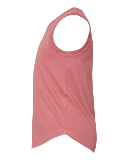 LAT Girls' Relaxed Fine Jersey Tank 2692 #color_Mauvelous