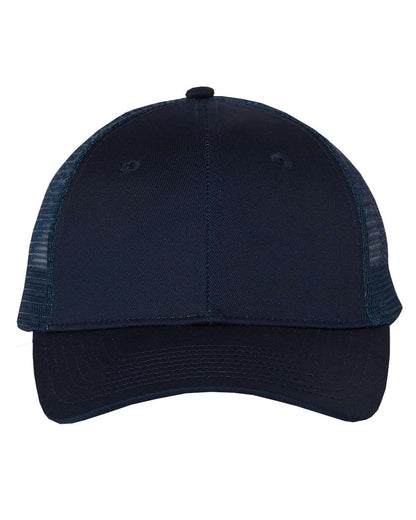 Valucap Mesh-Back Twill Trucker Cap VC400 #color_Navy