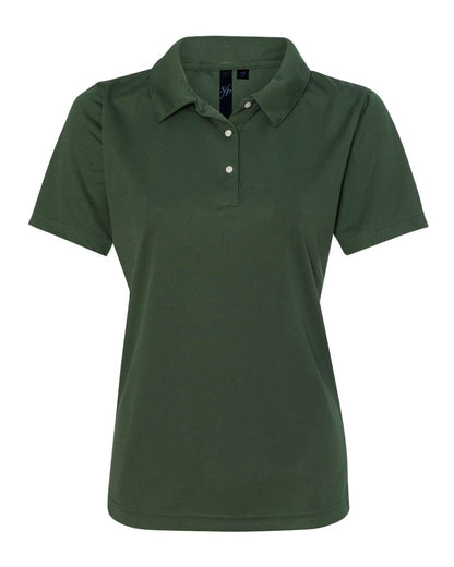 Sierra Pacific Women's Moisture Free Mesh Polo 5469 #color_Forest Green
