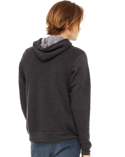 BELLA + CANVAS Sponge Fleece Hoodie 3719 #colormdl_Dark Grey Heather