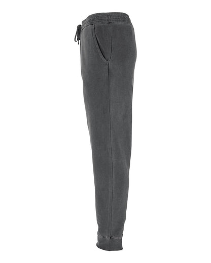 Independent Trading Co. Unisex Pigment-Dyed Fleece Sweatpants PRM50PTPD #color_Pigment Black