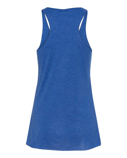 BELLA + CANVAS Women's Triblend Racerback Tank 8430 #color_True Royal Triblend