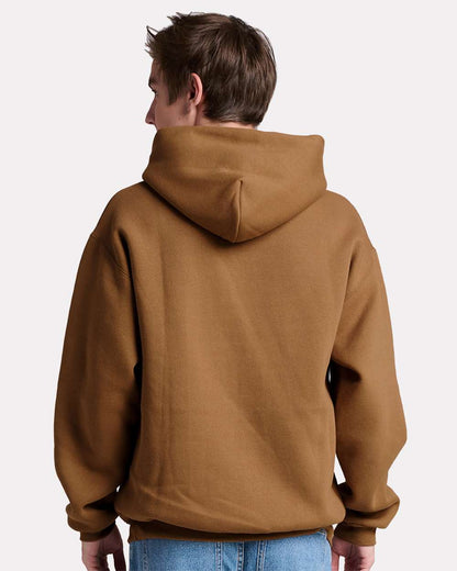 JERZEES Unisex Rugged Hooded Sweatshirt H12MR #colormdl_Golden Pecan