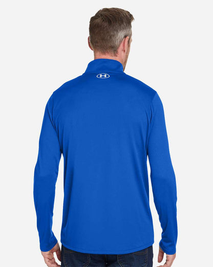 Under Armour Men's Team Tech™ Quarter-Zip Pullover 1376844 #colormdl_Royal/ White