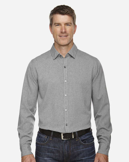 North End Men's Melange Performance Shirt 88802 #colormdl_Light Heather
