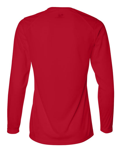 Badger Women's B-Core Long Sleeve T-Shirt 4164 #color_Red