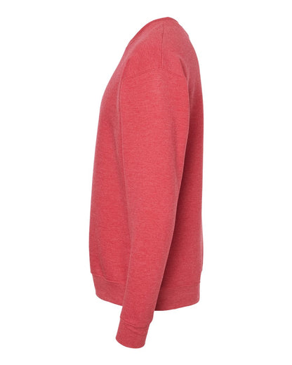 Tultex Fleece Crewneck Sweatshirt 340 #color_Heather Red