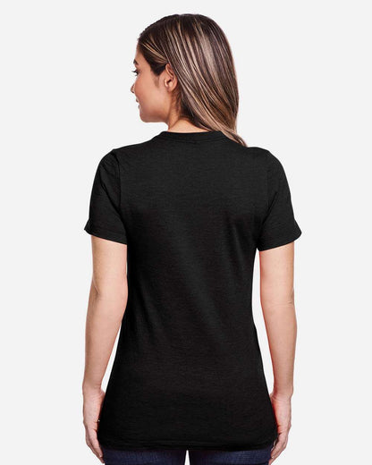 Gildan Women's Softstyle® CVC T-Shirt 64001LCVC #colormdl_Pitch Black