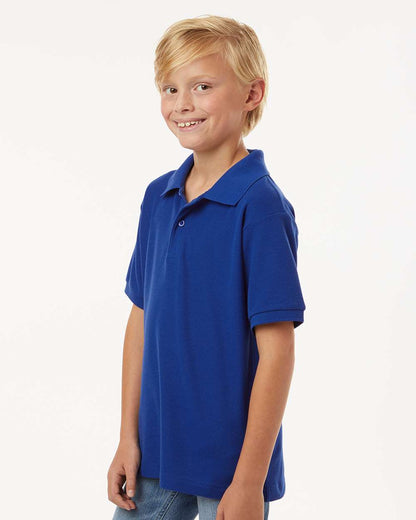 AllPro Youth Pique Polo 62800Y #colormdl_Royal