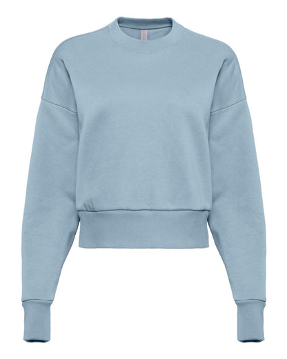 Next Level Women's Heavyweight Crewneck Sweatshirt 9087 #color_Stonewash Denim